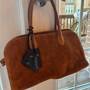 Claudia Firenze Italian Suede Leather Handbag